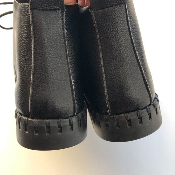 Caposhie Black Microfiber Chukka Ankle Boots US 10 Fits small more like 9 or 9.5 - Picture 6 of 16